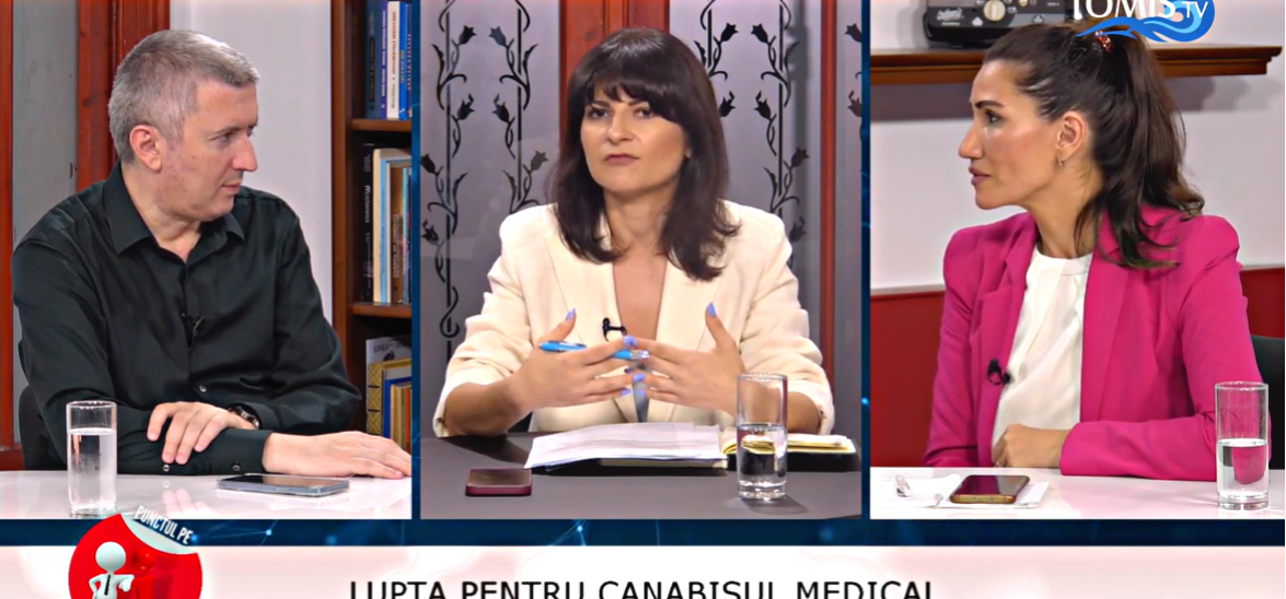 „Canabisul este folosit deja în 50 de patologii. Există 40000 de studii clinice” a explicat Cristina&nbsp;Dumitrache