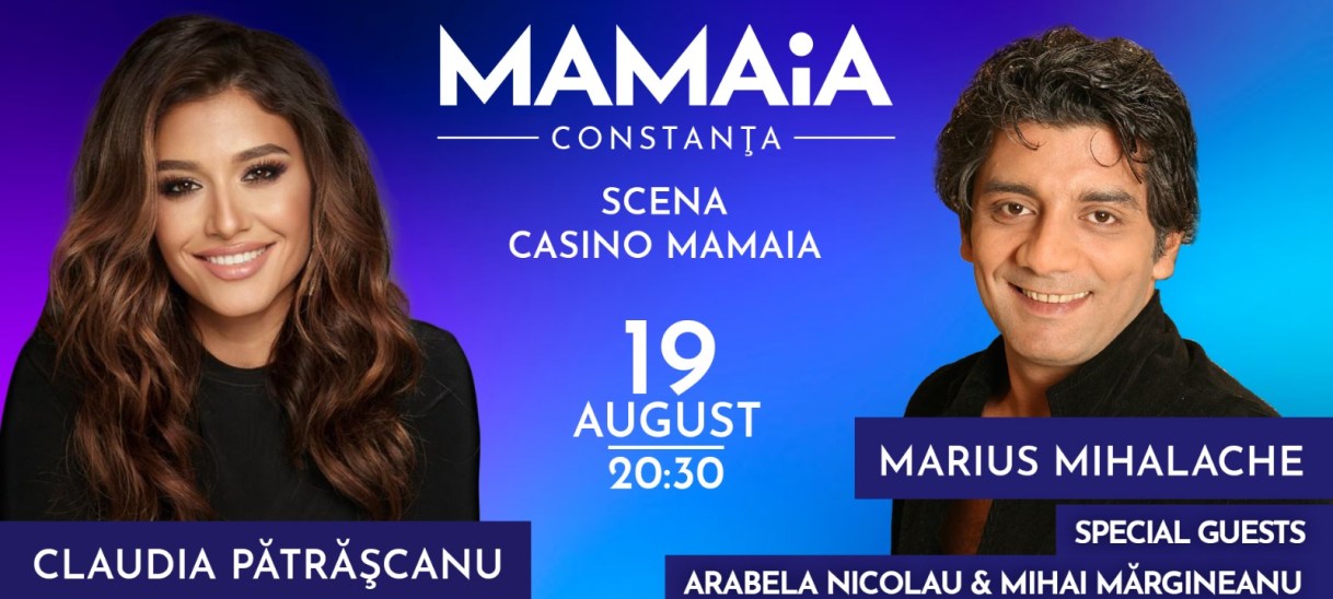 Concertele verii continuă la Mamaia. Regal de muzică live cu Claudia Pătrășcanu și Marius Mihalache, alături de invitații&nbsp;săi