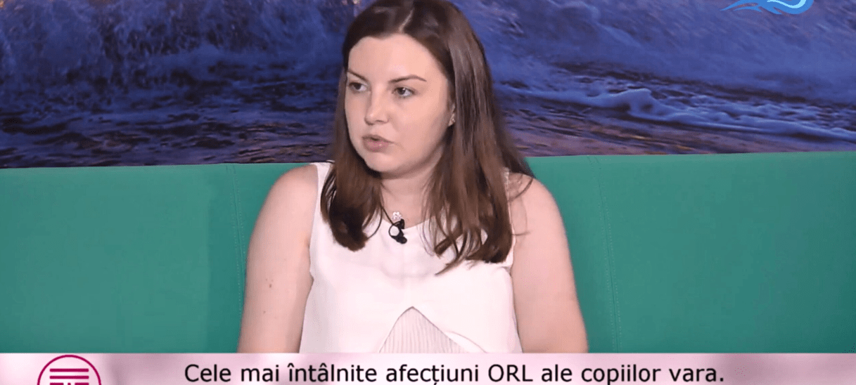 Dr. Cristiana Ionescu-Orodel, despre cele mai întâlnite afecțiuni ORL ale copiilor vara. Cum le&nbsp;recunoaștem?