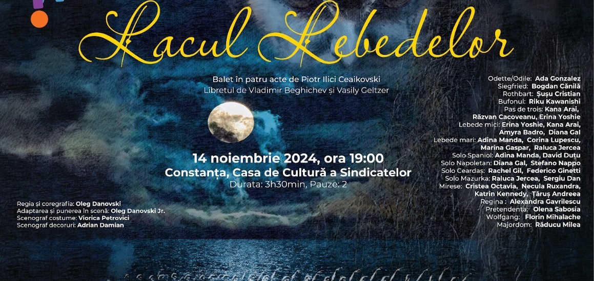 Destinația Mamaia Constanța, partener oficial al spectacolului „Lacul Lebedelor” de Ziua&nbsp;Dobrogei