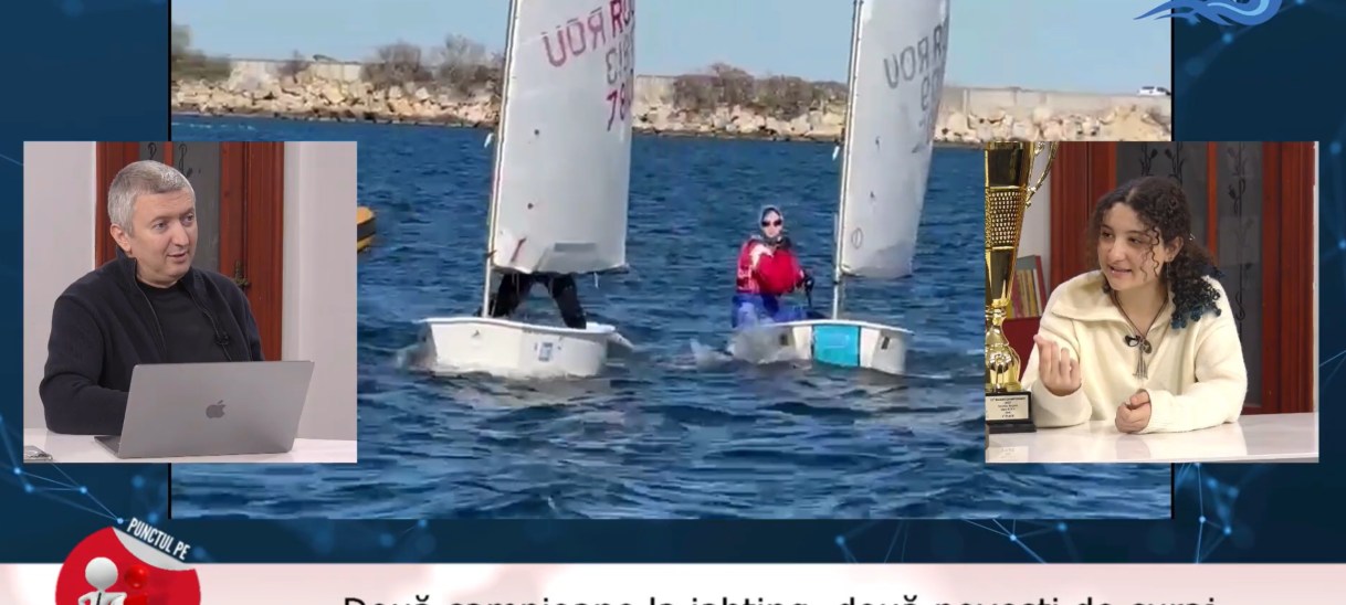 Radu Maria și Patache Sara Cristina, două campioane la yachting, două povești de curaj