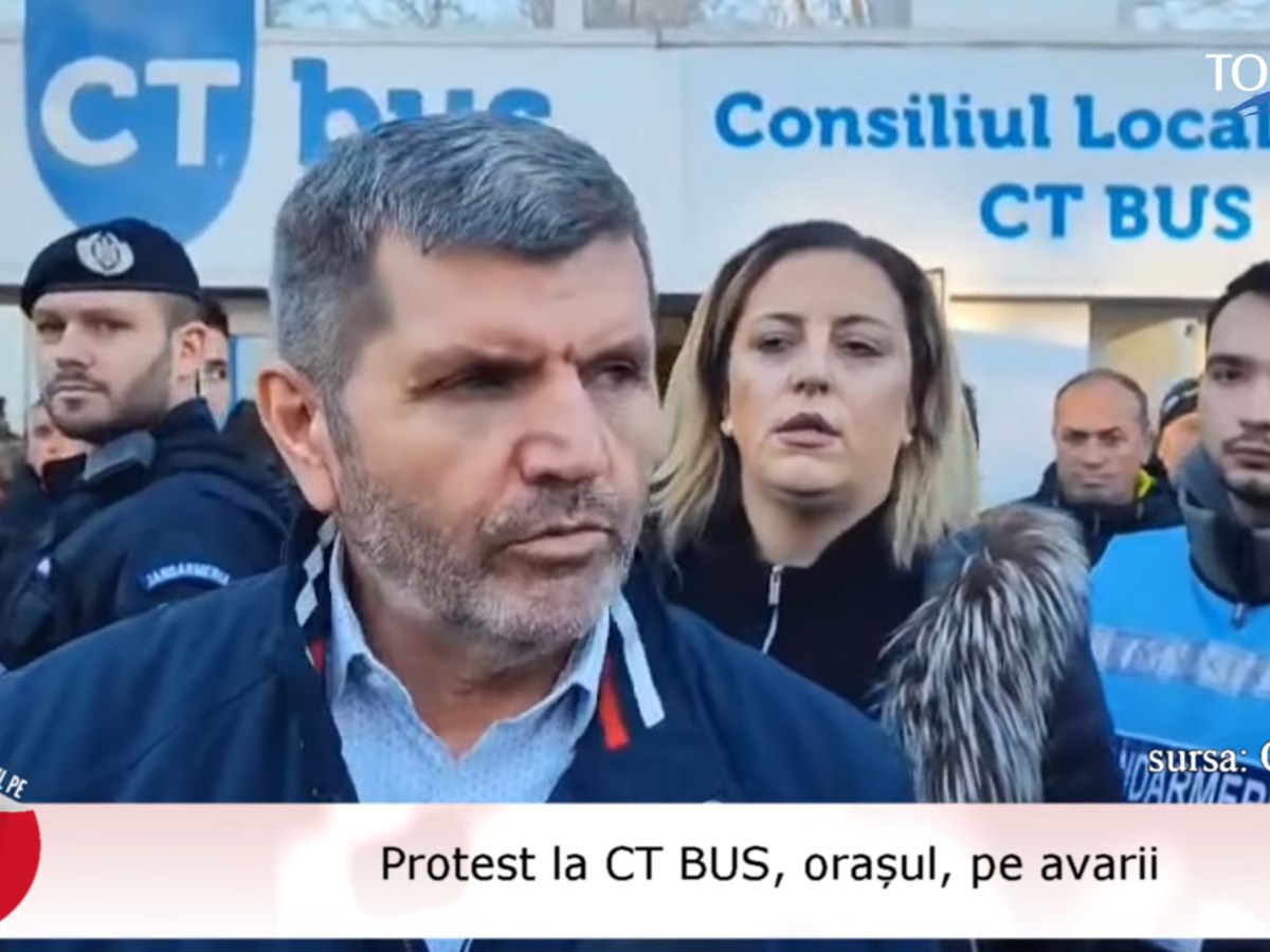 Protest la CT BUS, orașul, pe&nbsp;avarii