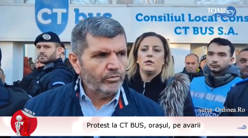 Protest la CT BUS, orașul, pe&nbsp;avarii