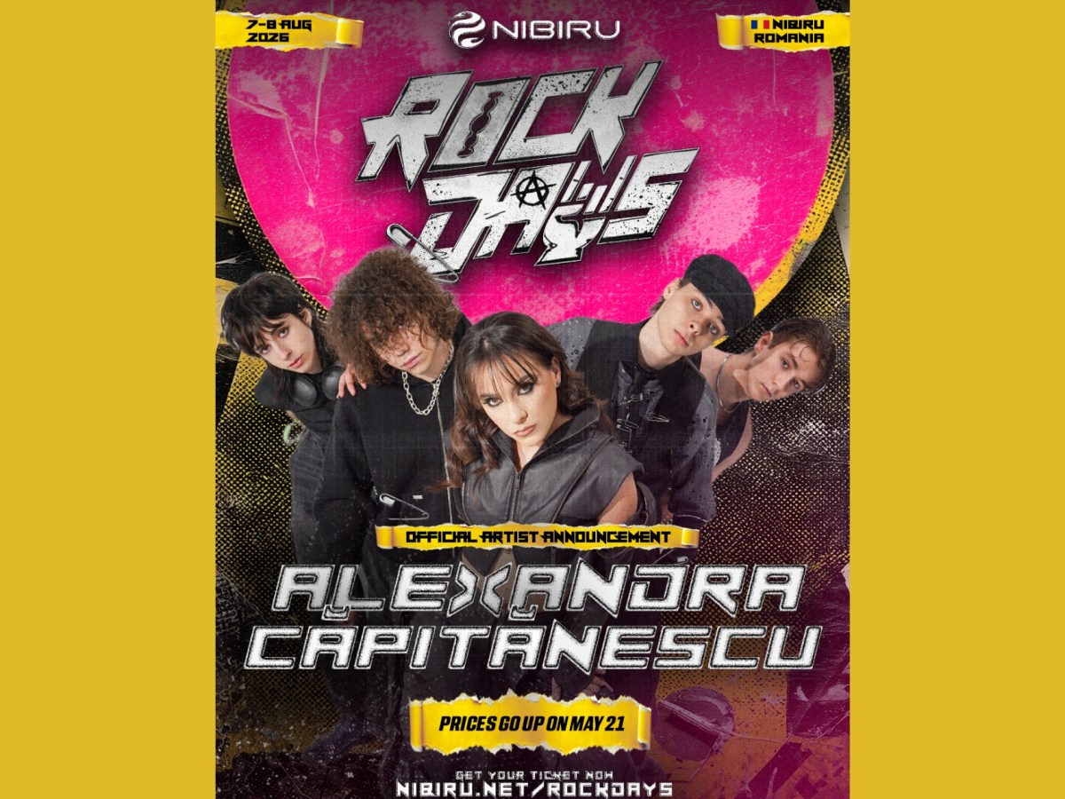 Alexandra Căpitănescu, direct de pe scena Eurovision pe scena ROCK DAYS la&nbsp;NIBIRU